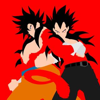 Vegeta minimal dark wallpaper