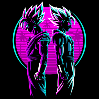 Vegeta minimal dark wallpaper