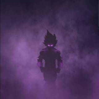 Vegeta minimal dark wallpaper