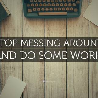 Get to work wallpaper