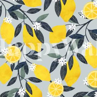 Spring lemons wallpaper