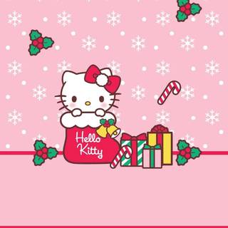 Hello Kitty and Friends winter wallpaper