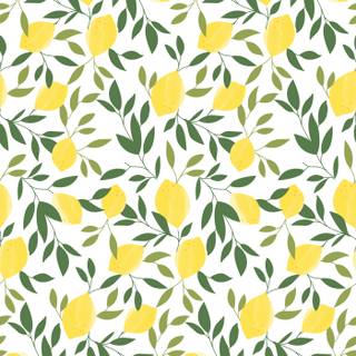 Spring lemons wallpaper