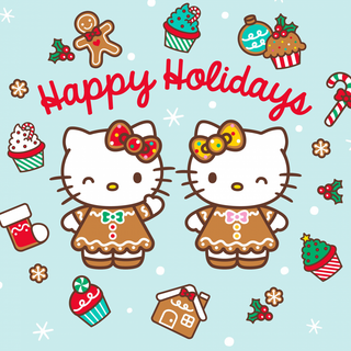 Hello Kitty and Friends winter wallpaper