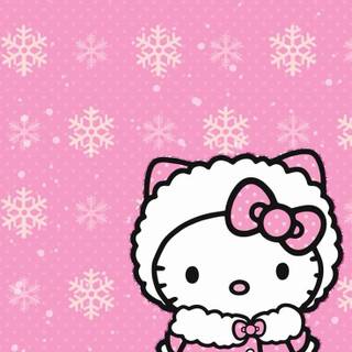 Hello Kitty Christmas PFP wallpaper