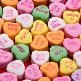 Valentine's candy wallpaper