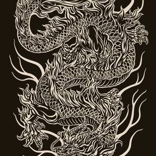 Traditional Chinese dragon wallpaper