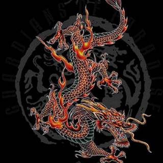 Traditional Chinese dragon wallpaper