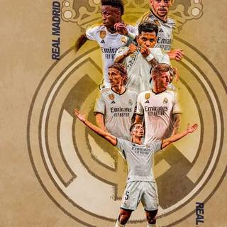 Real Madrid team 2024 wallpaper