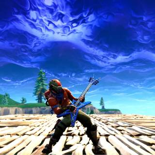 Fortnite wood wallpaper