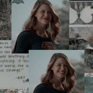 Young Kara Zor El iPhone wallpaper