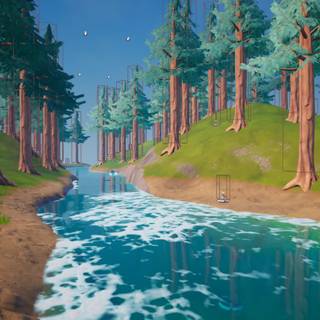 Fortnite wood wallpaper