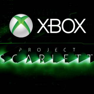 Xbox Scarlett logo wallpaper