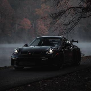 Porsche 911 Gt3 Rs blacked out wallpaper