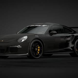 Porsche 911 Gt3 Rs blacked out wallpaper