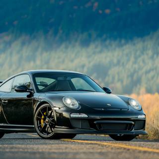 Porsche 911 Gt3 Rs blacked out wallpaper