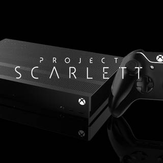 Xbox Scarlett logo wallpaper