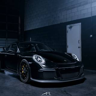 Porsche 911 Gt3 Rs blacked out wallpaper