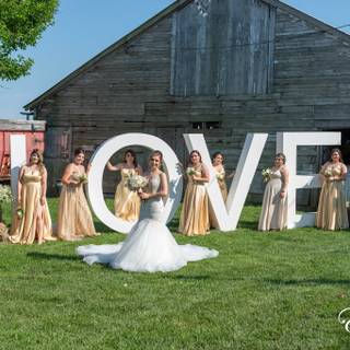 Country wedding wallpaper