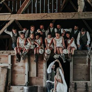 Country wedding wallpaper