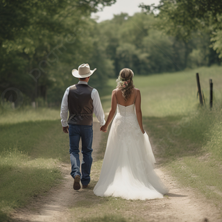 Country wedding wallpaper