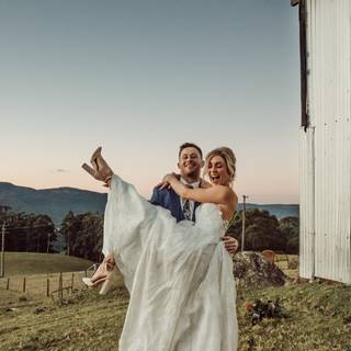 Country wedding wallpaper