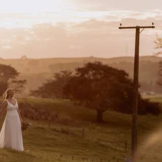 Country wedding wallpaper