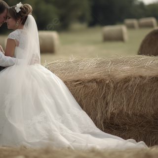 Country wedding wallpaper