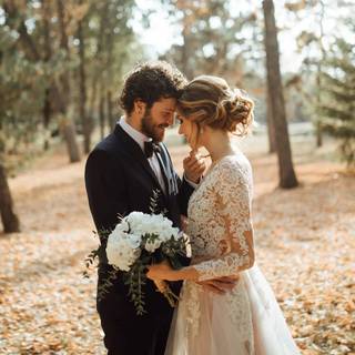 Country wedding wallpaper