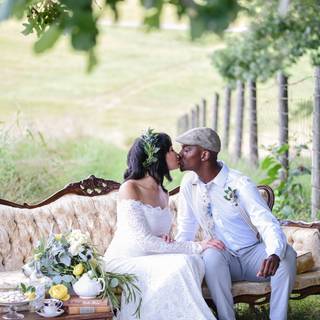 Country wedding wallpaper