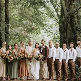 Country wedding wallpaper