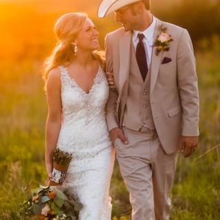 Country wedding wallpaper