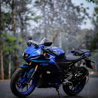 Yamaha R15 V4 Racing Blue wallpaper