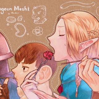 Dungeon Meshi wallpaper