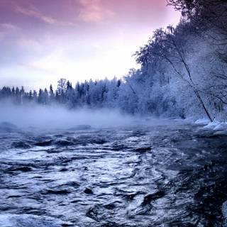 Landscape nature winter wallpaper