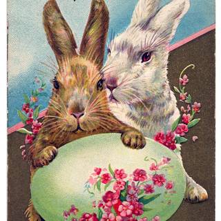 Easter postcard wallpaper