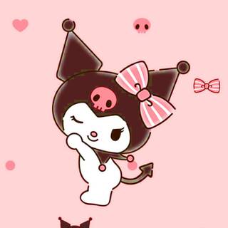 Spring Kuromi wallpaper