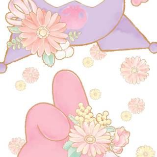 Spring Kuromi wallpaper