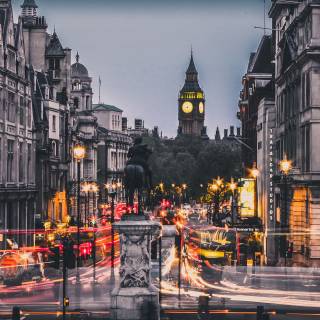 Winter London laptop wallpaper