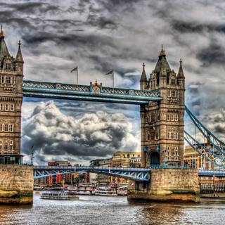 Winter London laptop wallpaper