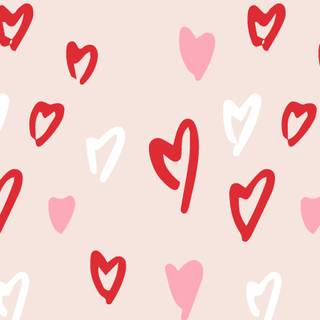 Valentine's Day hearts wallpaper