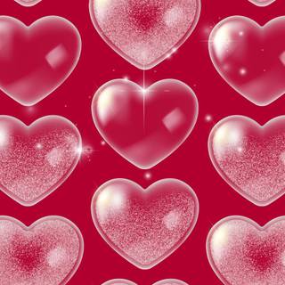 Valentine's Day hearts wallpaper