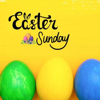 Easter banner wallpaper