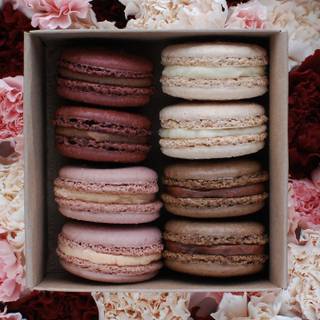 Macaroon Valentines wallpaper