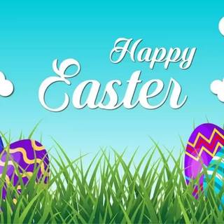 Easter banner wallpaper