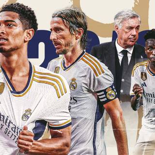 Real Madrid players 2024 wallpaper