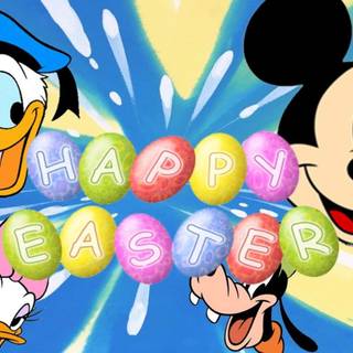 Easter banner wallpaper