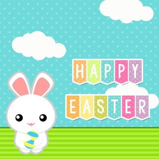 Easter banner wallpaper