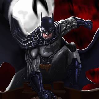 Batman art 4k wallpaper