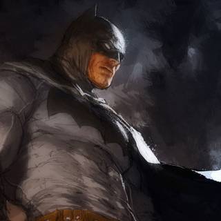 Batman art 4k wallpaper